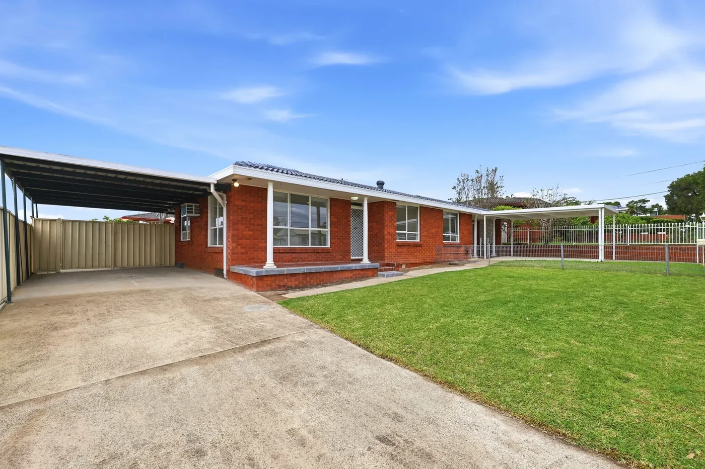 Brick Sydney home exterior prepared for real estate photography