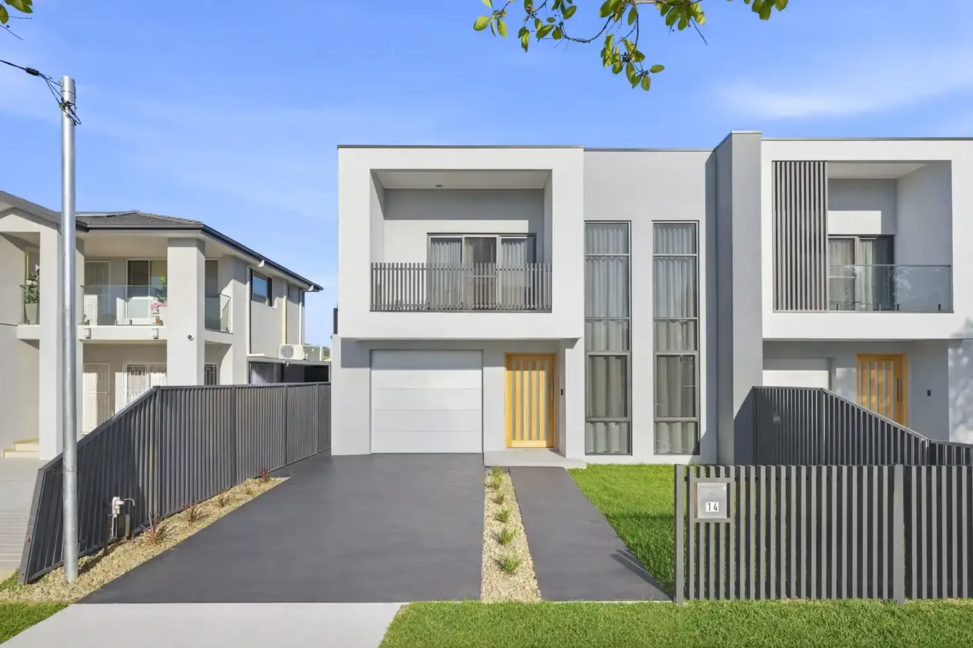 Modern Sydney property exterior photographed for a real estate campaign